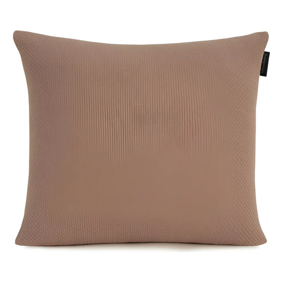 Almofada Tricô 45cm X 45cm Altenburg Domus Marrom Mocha Liso