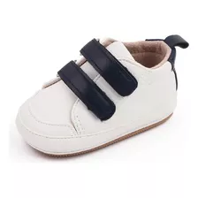 Zapato Ergonómico Zuela Blanda Bebé Cuero Pu