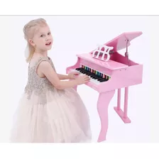 Piano De Cola Niños , 30 Teclas Alto Grado Rosa Onshine