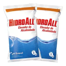 Elevador De Alcalinidade Piscina Ph Estável 2 Kg - Kit C/ 2