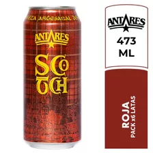 Cerveza Antares Scotch Roja Artesanal Lata - Pack X6