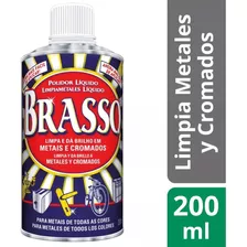 Limpiador Y Abrillantador De Metales Y Cromados Brasso 200ml