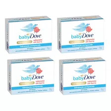 Kit 4 Sabonetes Em Barra Dove Baby Hidratação Enriquecida