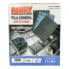 Lija Tela Esmeril Metal -grano 320 Rapifix- Pack 10 Unidades