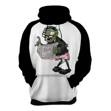 Blusa Moletom Casaco Plants Vs Zombies Game Jogo Serie 07