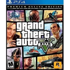 Gta 5 V Premium Ps4 Grand Theft Auto V 5 Midia Fisica Pt