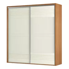 Guarda Roupa Casal 223cm 2 Portas 100%mdf Tw602 Freijó/off