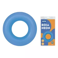 Boia Neon Mor Azul 90 Cm - Redonda Inflável Piscina Praia