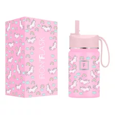 Kids Bottle 10 Oz, Straw Lid, 20 Name Stickers, Vacuum ...