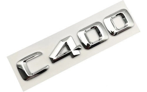 Letras Cromadas Insignia C180 4matic Para Mercedes-benz W205 Foto 10