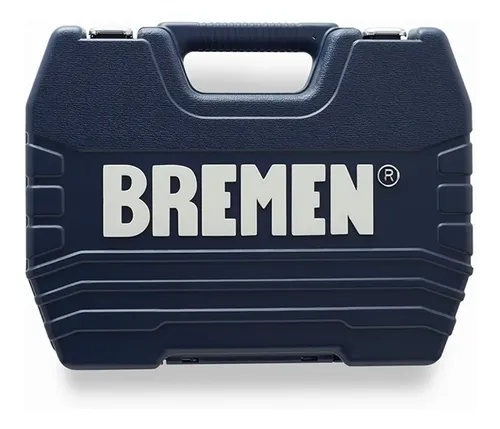 Set Llave Tubo Bocallaves Bremen 1/2-1/4 Mm 94pz 6380 Dgm Gris