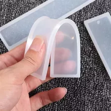 Forma Molde De Silicone Marca Páginas Livros Resina