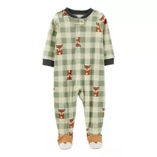 Carter´s Macacão Carters Fleece Soft Pijama Frio Bebê Menino