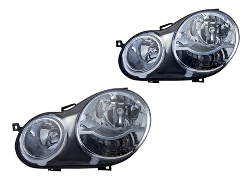 Par De Faros Depo Volkswagen Polo 2003 2004 2005 2006 2007 Foto 5