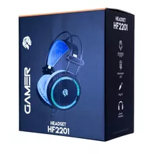 Headset Gamer C/ Microfone Hayom Hf2201 Azul/preto