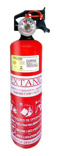 Extintor Abc Automotivo 1kg Universal Validade De 5 Anos