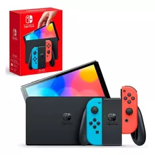 Nintendo Switch Oled 64gb Neon - Novo Lacrado Pronta Entrega Com Nota Fiscal