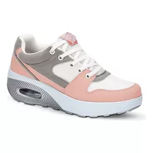 Sneaker Secundaria 58125tpr Burbuja Suave Blanco Ojal Metal