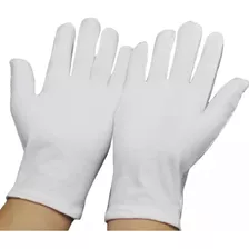 Par De Guantes Algodón Blancos Disponible Todas Las Tallas