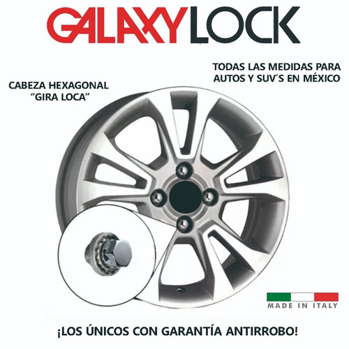 Tuercas Galaxylock Seguridad Para Rines - Mazda 3 2019 Sedan Foto 5