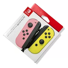 Controle Joy-con L/ R Nintendo Switch Pastel Rosa / Amarelo