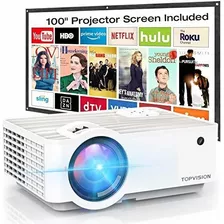 Mini Proyector Portatil Top Vision 6500l 100 1080p Altavoces