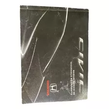 Manual Garantia New Civic 2007 2008 2009 2010 2011 Original 