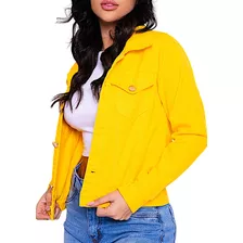 Jaqueta Feminina Amarelo | Jeans | Brim | Denim | Casaco