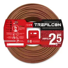 Cable Electrico Normalizado 2,5mm Trefilcon Color Marron X 100 Metros