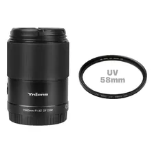 Lente Yongnuo 50mm F1.8 Df Dsm Nikon Z + Filtro Uv 58mm