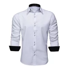 Camisa Social Slim Atacado Masculina Blusa Manga Longa