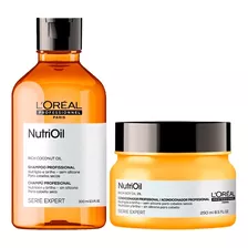 Kit Loreal Nutrioil Original Shampoo 300ml Mascara 250ml