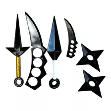 4 Kunai E 2 Shuriken Borracha Kunai Naruto Ninja Naruto N12