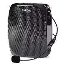 Amplificador De Voz Portátil Shidu Altavoz Personal Micrófon