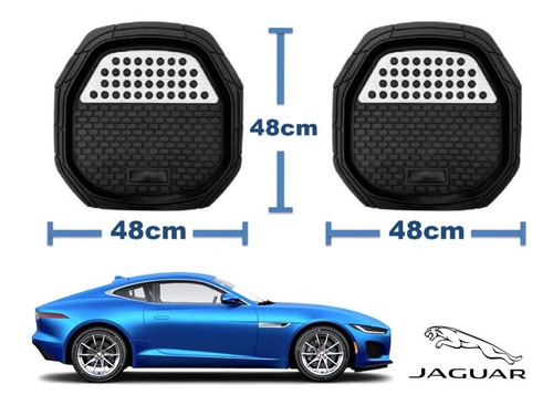 Tapetes Carbon 3d + Par Cojines Jaguar F-type 2014 A 2022 Foto 4