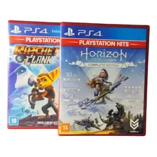 Jogos Ps4 (horizon Zero Dawn E Ratchet And Clank)