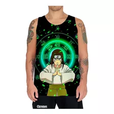 Camiseta Regata Personalizada Anime Naruto Neji Hyuga Hd 01