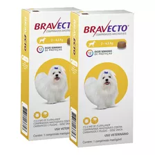 Bravecto 2 A 4,5kg Kit Com 2 Caixas Antipulgas E Carrapatos