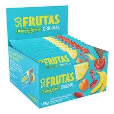 Caixa Barra Só Frutas Original S/açúcar 24x20g Banana Brasil