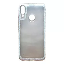 Funda Con Borde Brillos + Templado Para Moto E6 Plus