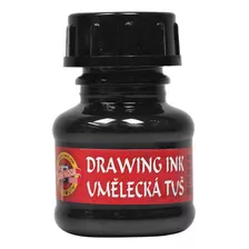 Tinta Drawing Ink Para Caligrafia Preta 20ml