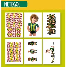 Kit Imprimible Peli Metegol Stickers Círculos Candy Bar Deco