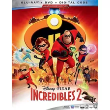 Incredibles 2 / Blu-ray + Dvd + Digital Code / Nuevo Sellado