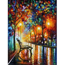 Gravura Poster Hd Afremov 60cmx80cm Foto Da Tela She Left