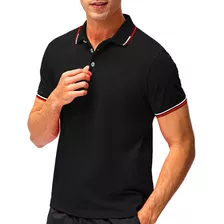 Playera Polo Hombre Manga Corta Moda Casual Camisa