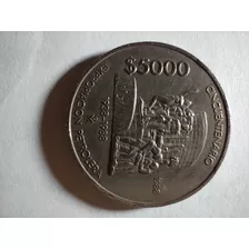 Moneda Conmemorativa $5000 (cincuentenario) 1988