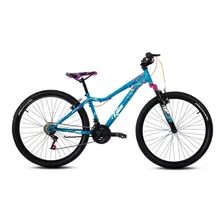 Mountain Bike Femenina Mercurio K Dim 2020 R26 21v Frenos V-brakes Color Esmeralda/negro Con Pie De Apoyo