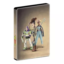 Blu Ray Steelbook Capa De Metal Toy Story 4 + Bônus