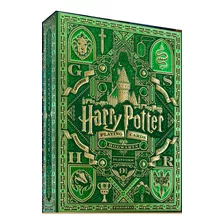 Cartão De Baralho De Luxo De Harry Potter Slytherin Art Baralho
