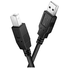 Cable Midi Usb B De 3 Pies Instrumentos, Cable De Impre...